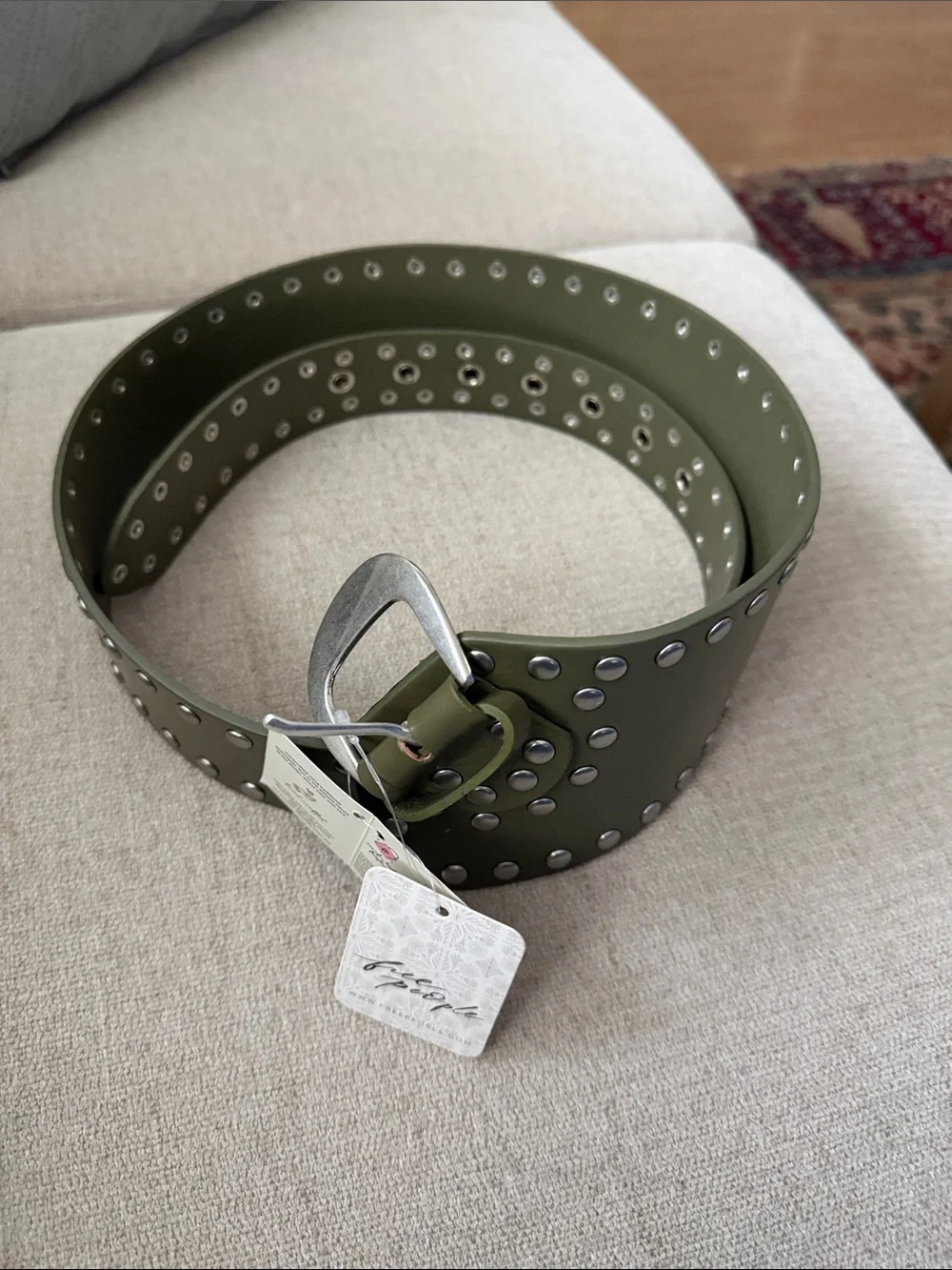 Free People Jagger Hip Belt- Olive